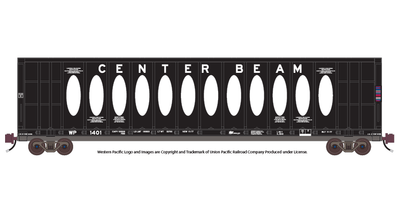 Western Pacific 60ft Thrall Opera Window Centerbeam Decals