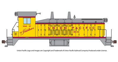 Union Pacific EMD SW7 Locomotive Decals