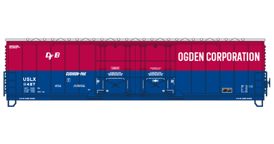Ogden Corporation 53ft Evans Double Plug Door Box Car Decals