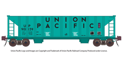 Union Pacific Large Letter 41ft Ballast Hopper Decals