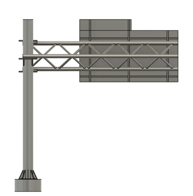 N Scale - Interstate Sign with Exit Number