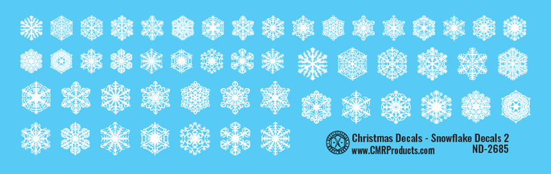 Christmas - Snowflake Decals 2