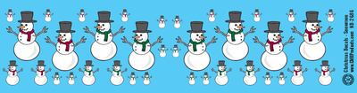 N Scale - Christmas - Snowmen Decals