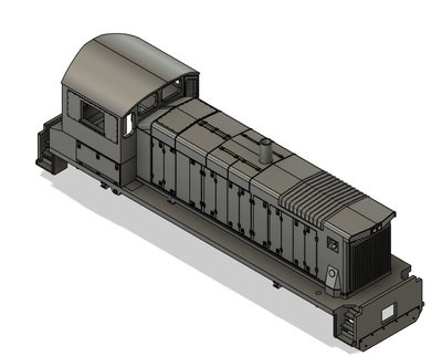 N Scale EMD SW1001 Locomotive Shell