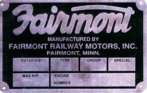 2-Cycle Motor Placard