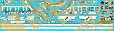 N Scale - Norfolk Southern GP38-2 Decal Set - Training First Responders 5642