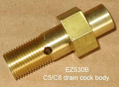 C5/C8 Drain Cock Body