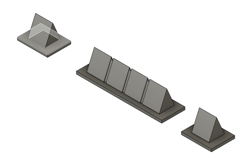 HO Scale Scenery Parts - Dragging Equipment Detector (Qty 2)