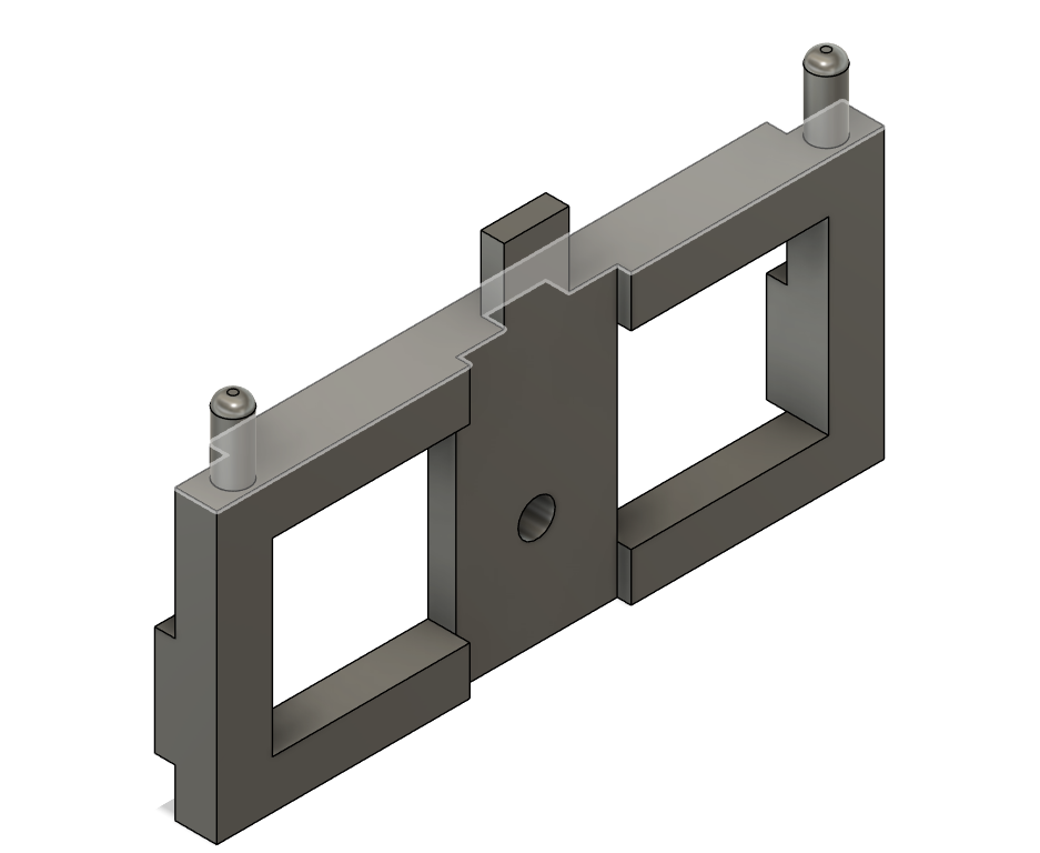 N Scale - Deluxe Innovation Intermodal Well Car Replacement Part: End Car Replacement Platform