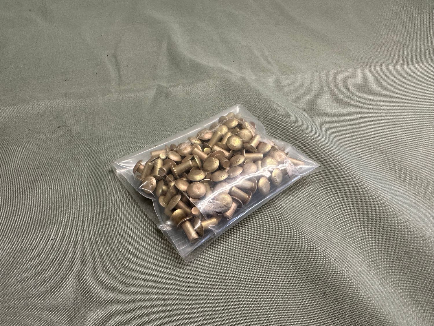 Brass Rivets - Pack of 100