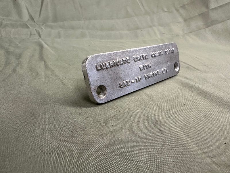 Lubricate Drive Chain Plate