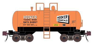 Hooker Chemicals - GATX 10,000 Gal Beer Can Tank Car Decals