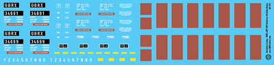 N Scale - Greenbrier Leasing Ex-NP Patched 100t Woodchip Gondola