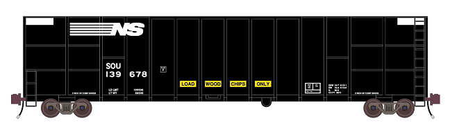Norfolk Southern (SOU) 100t Woodchip Gondola