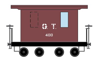 Gilpin Tramway Caboose Decals