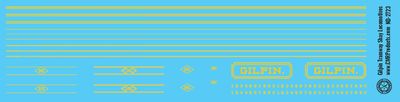 N Scale - Gilpin Tramway Shay Locomotive Decals