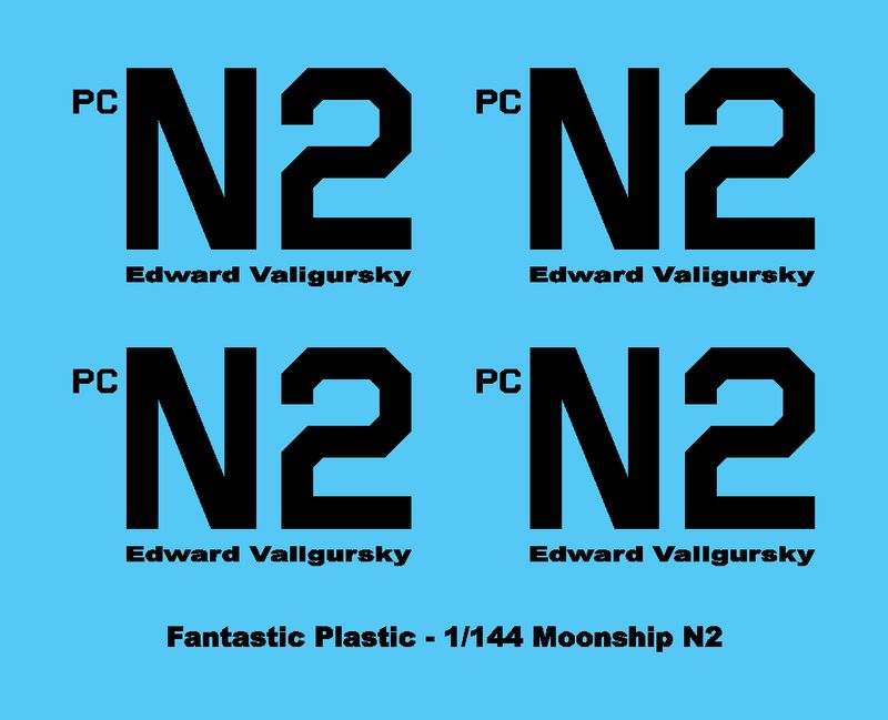 Fantastic Plastic - Moonship N-2 - Ed Valgursky