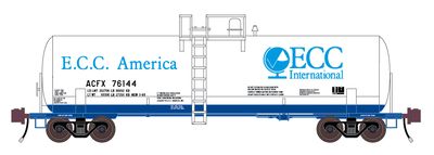 ECC International - 14,000 Gallon - ACFX - Kaolin Tank Car Decals