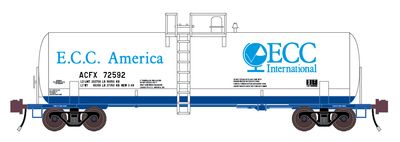 ECC International - 16,000 Gallon - ACFX - Kaolin Tank Car Decals