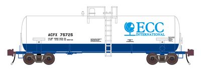 ECC International - 13,000 Gal - ACFX - Kaolin Tank Car Decals