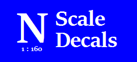 N Scale Decals