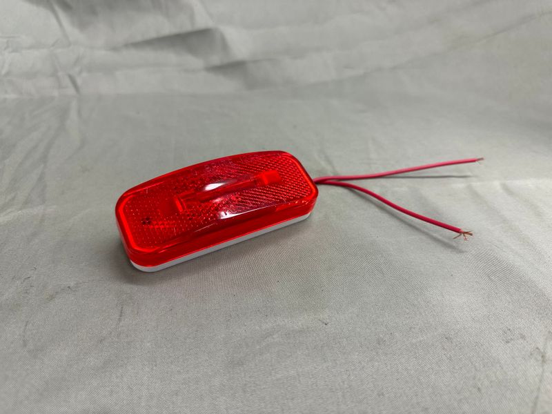 Red Rectangular Marker Light