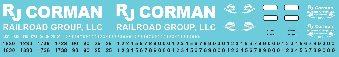 RJ Corman Locomotive Group LLC Decals