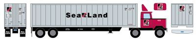 Sea-Land 45ft Container with Tractor Decals - Version 2