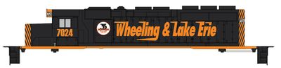 Wheeling &amp; Lake Erie 7024 - 35 Years of Service Decals