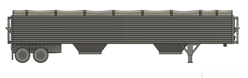 N Scale - Grain Trailer (Qty 2)