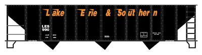 Lake Erie &amp; Southern 100T Hoppers Decals