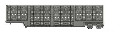 N Scale - Livestock Trailer (Qty 2)