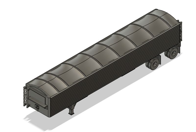 N Scale - Grain Trailer Split Axle (Qty 2)