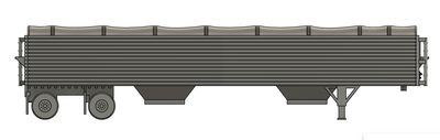 N Scale - Grain Trailer Split Axle (Qty 2)