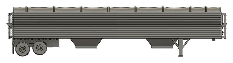 N Scale - Grain Trailer Lift Axle (Qty 2)