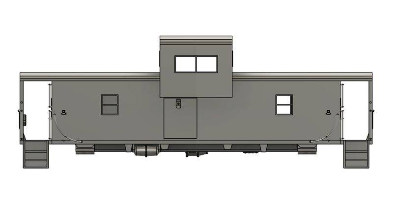 N Scale - Canadian Pacific L-50 Wide Vision Caboose
