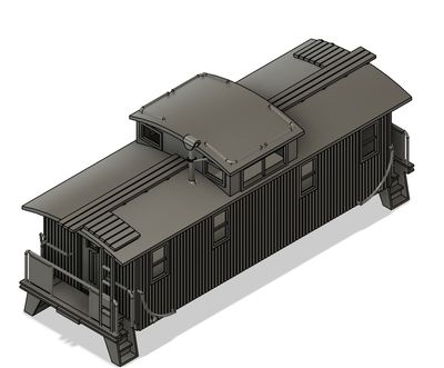 Lackawanna (DL&amp;W) Wood Caboose C&amp;IM Type
