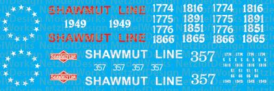 HO Scale - Pittsburg &amp; Shawmut Bicentennial Locomotives