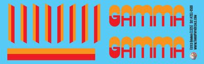 Estes Gamma (1325) Decals