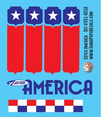 Estes America Decals