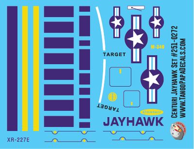 Centuri Jayhawk Decal Set
