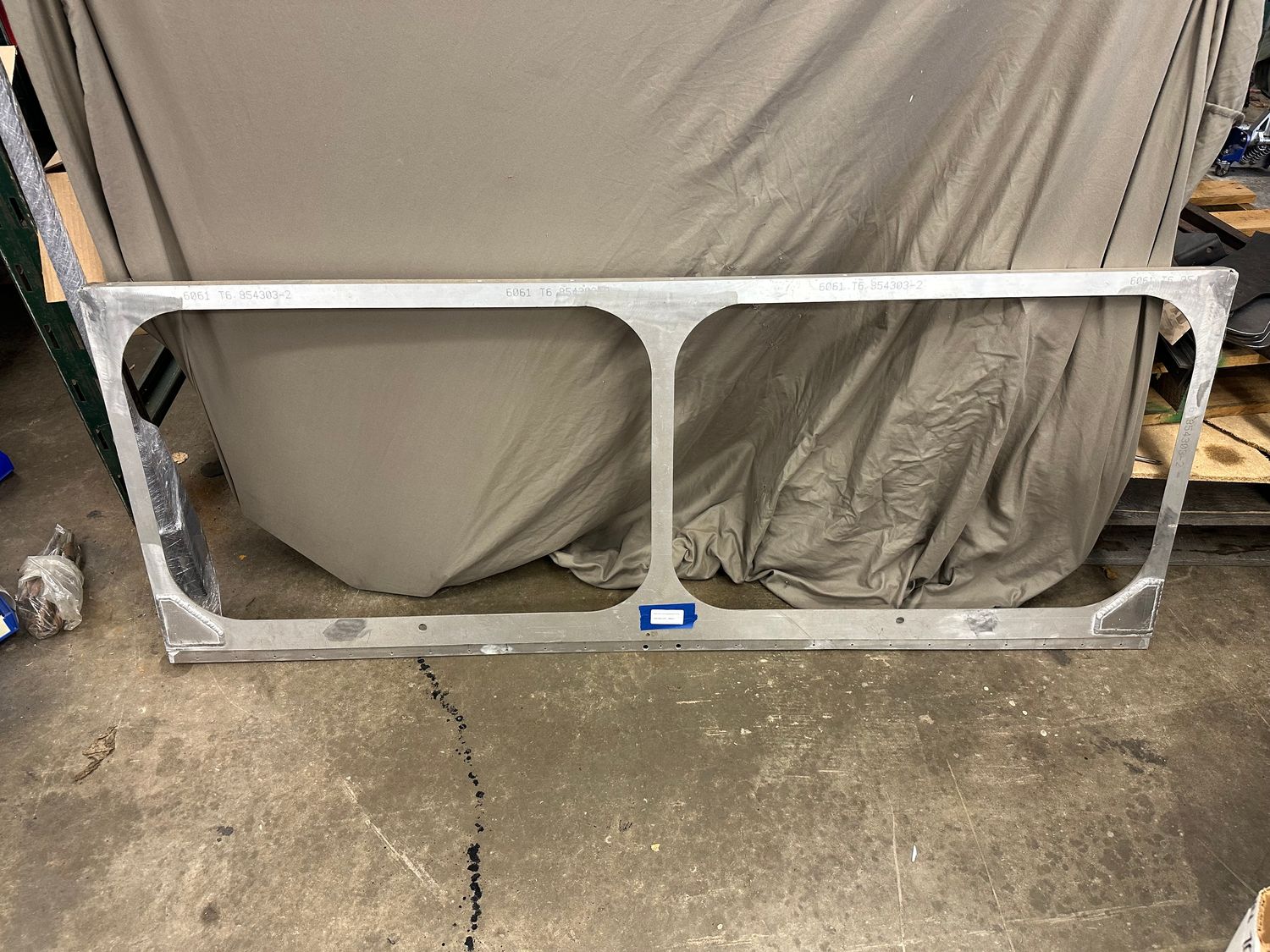 Angled Windshield Window Panel