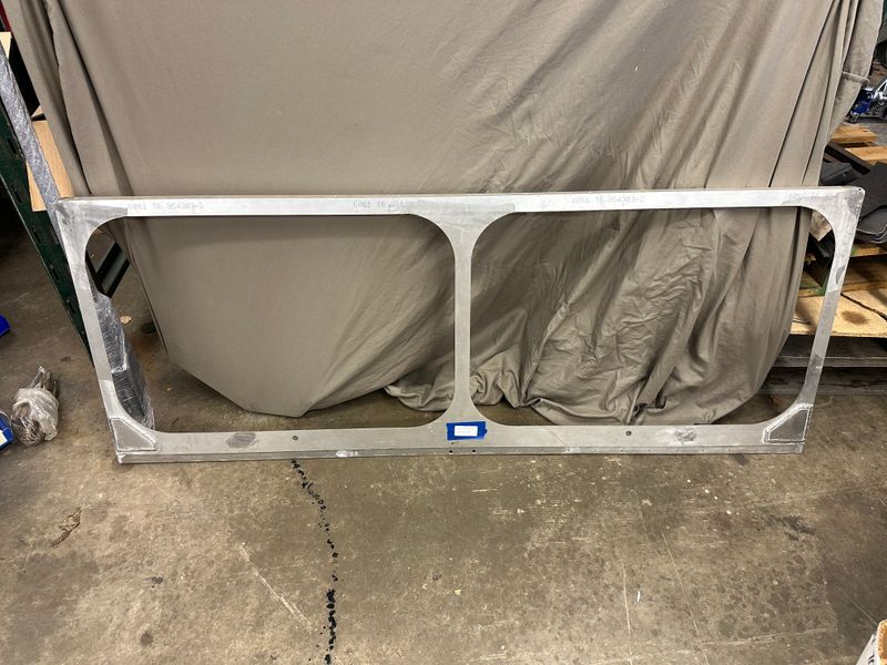 Angled Windshield Window Panel