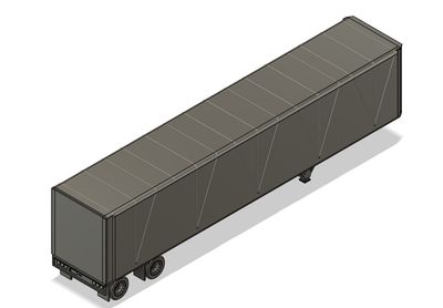 N Scale - Flat Deck Trailer Tarped (Qty 2)