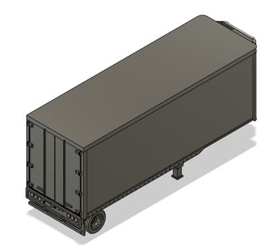 N Scale -  28ft Pup Trailer Smooth Side Reefer (Qty 2)