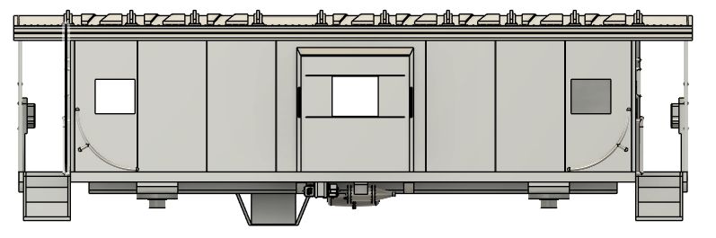 N Scale - Erie Lackawanna / D&amp;H C371-C380 Caboose