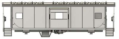 HO Scale - Erie Lackawanna / D&amp;H C371-C380 Caboose