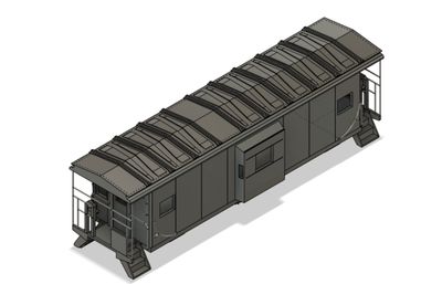HO Scale - Erie Lackawanna / D&amp;H C371-C380 Caboose