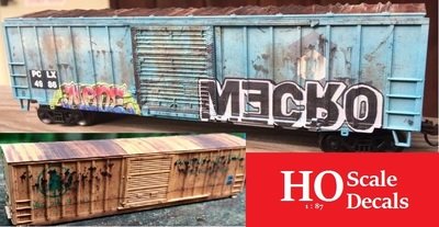 HO Scale Weathering/Graffiti