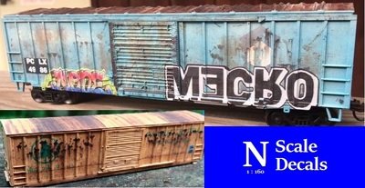 N Scale Weathering/Graffiti
